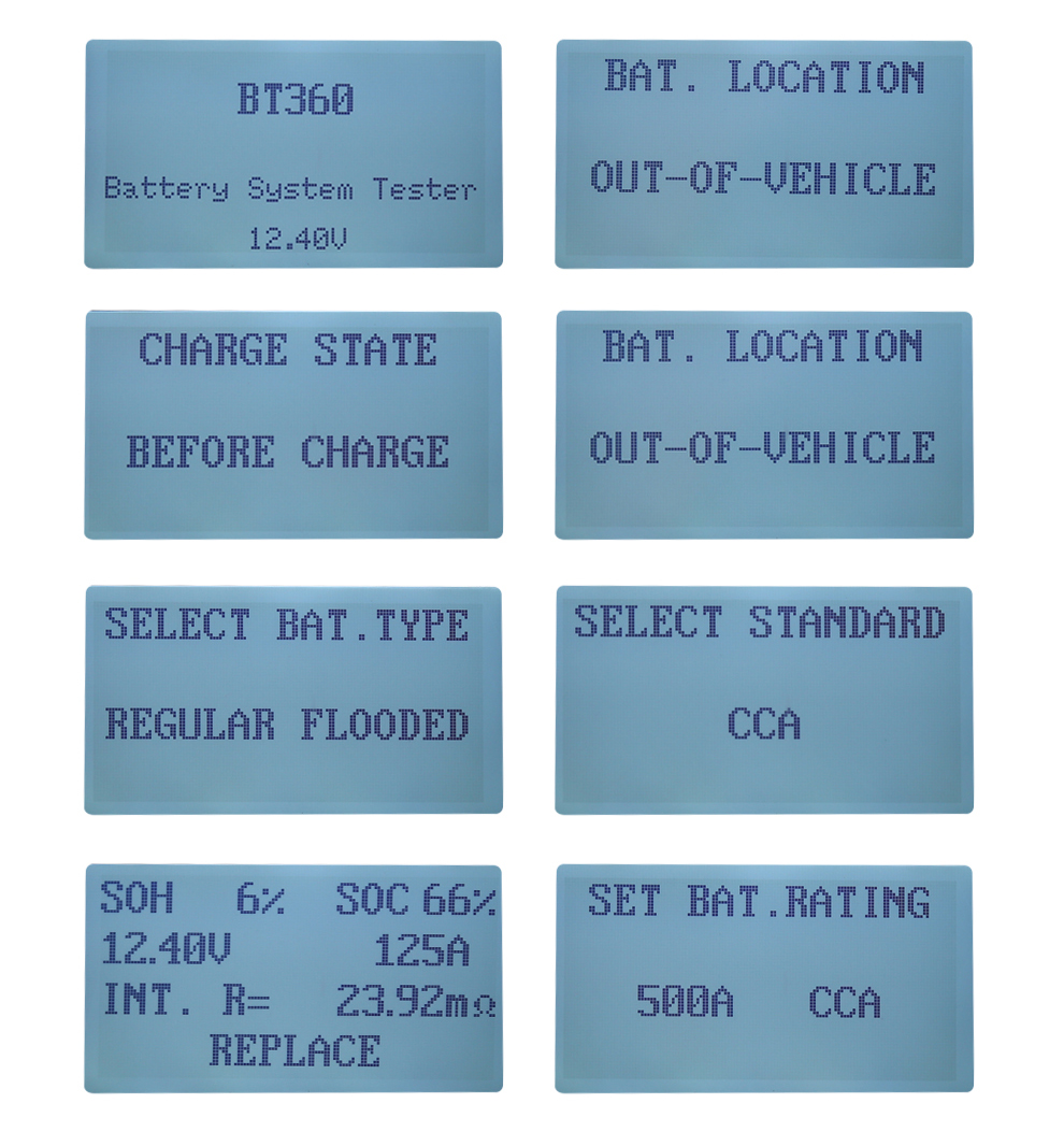 เครื่องทดสอบแบตเตอรี่รถยนต์ AUTOOL BT-360