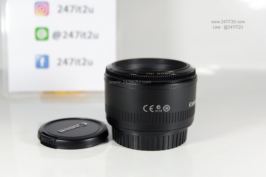 เลนส์ Canon EF 50mm F1.8 II สีดำ