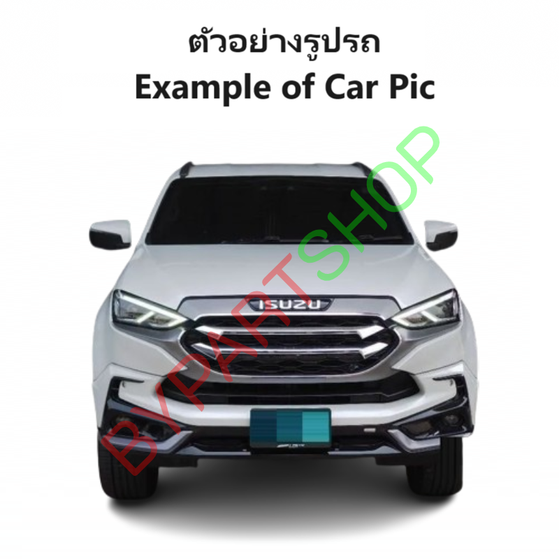 กระจกมองข้าง ISUZU MU-X(มิวเอ็กซ์) โฉมปี20 1.9/3.0 รุ่นปรับ+พับไฟฟ้า มีไฟเลี้ยว 7สาย สีดำ(งานไม่ทำสี) ปี2020-2024 -ราคาต่อข้าง-