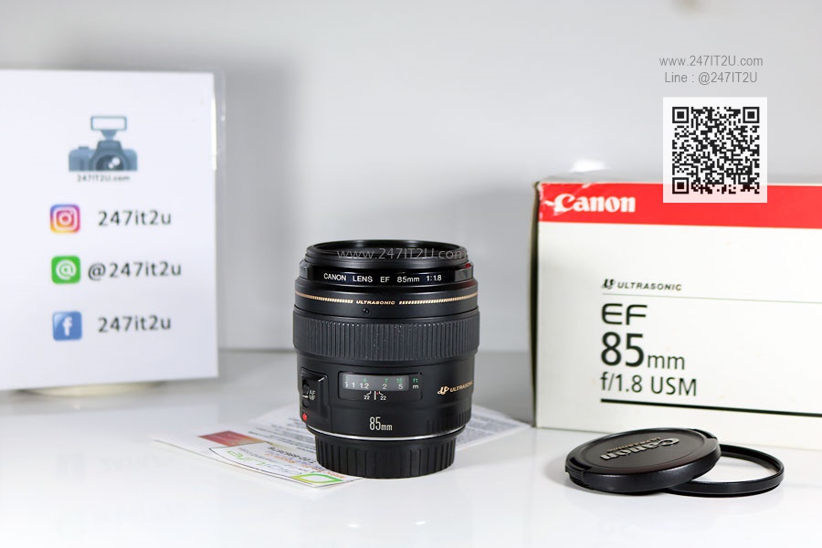 เลนส์ Canon EF 85mm f/1.8 USM