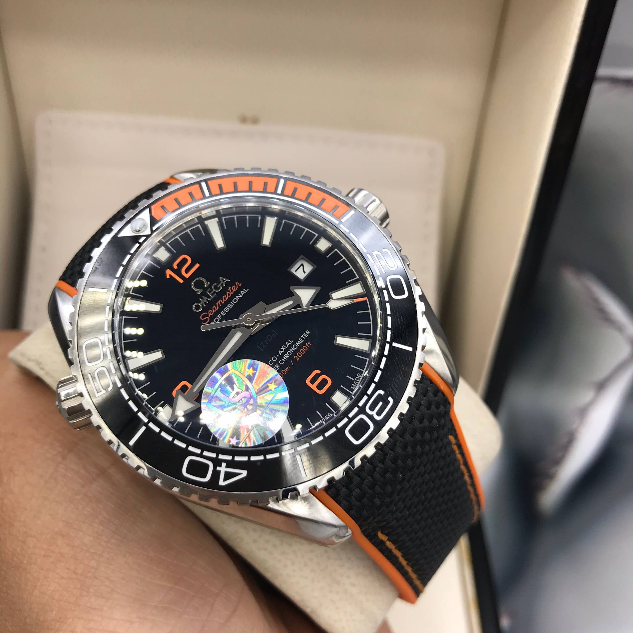 นาฬิกา Omega รุ่น Seamaster Planet Ocean Chronograph งาน CC