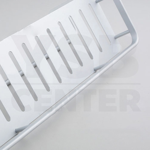 CASSA ชั้นวางของอลูมิเนียม อเนกประสงค์ในห้องน้ำ 60cm. ติดผนัง พร้อมราวแขวนอเนกประสงค์ รุ่นC1L057-ALM-8028-160