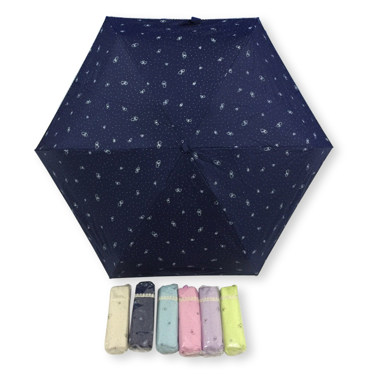 ร่มGBU5ตอนรหัส GM292ยูวีสีดำ