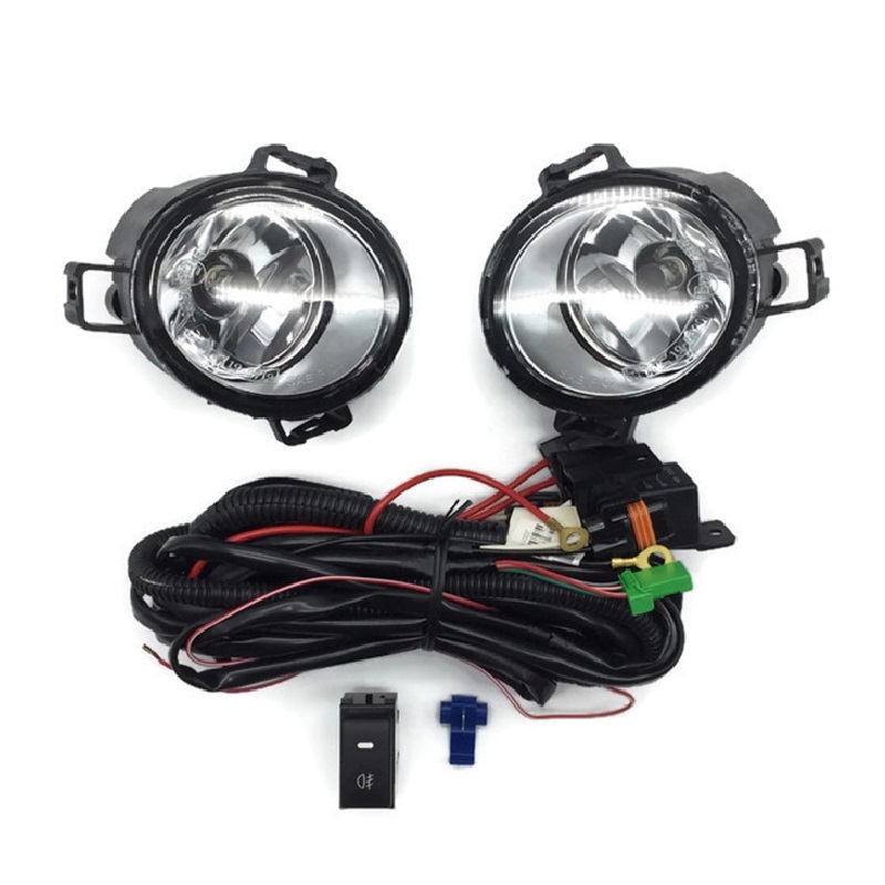 ไฟตัดหมอก/ไฟสปอร์ตไลท์ NISSAN MARCH(มาร์ช) รุ่นแรก ปี2010-2013 (ครบชุด) (รับประกัน 6เดือน) (NS392)