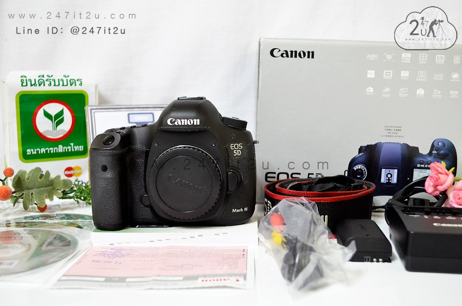 Body Canon 5D mark III ยกกล่องสภาพสวย เครื่องศูนย์