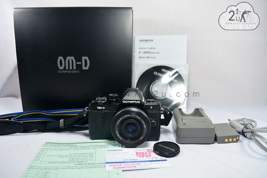 กล้อง Olympus OMD-EM10 Mark2 + เลนส์ M.ZuiKo 14-42mm สีดำ