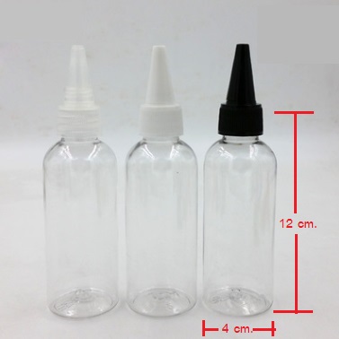 100ml ขวดหัวจรวด ฝาธรรมดา