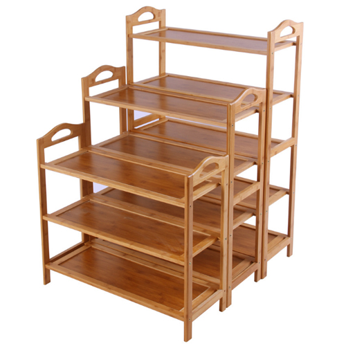 CASSA ชั้นวางรองเท้าไม้ไผ่ แบบแผ่นเรียบทึบ3ชั้น ยาว60cmรุ่น173-SR-BB-F360