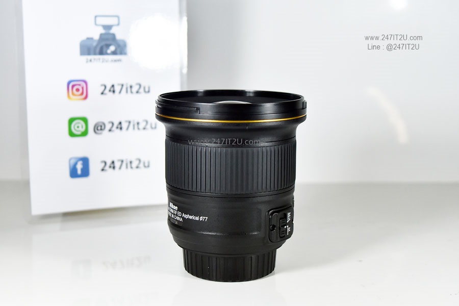 เลนส์ Nikon 20mm f1.8G เครื่องศูนย์ ยกกล่อง