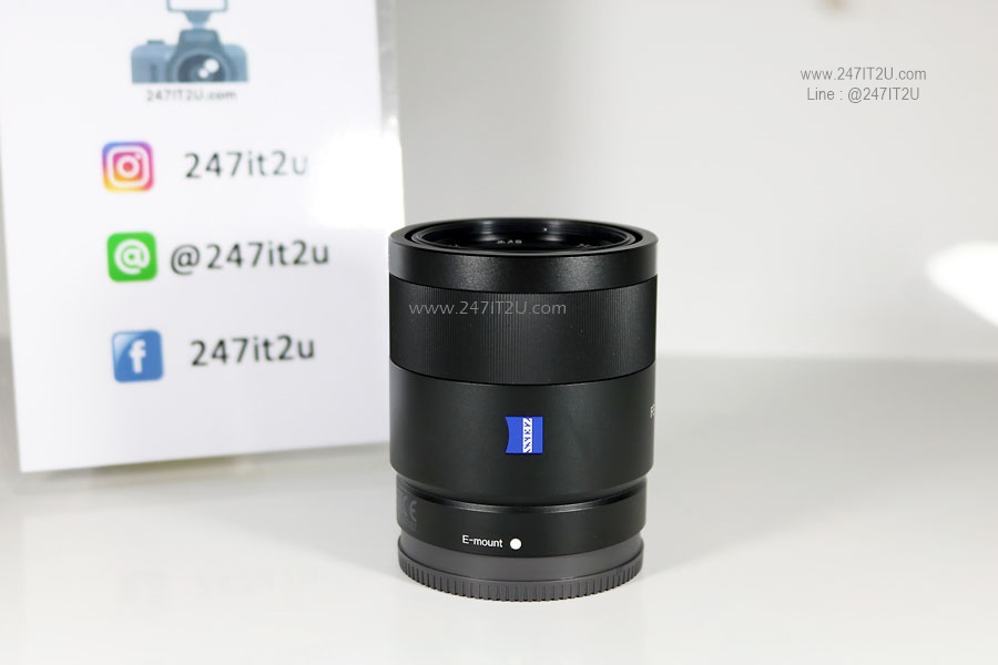 เลนส์ Sony Sonnar T* FE 55mm f/1.8 ZA สภาพดี ยกกล่อง