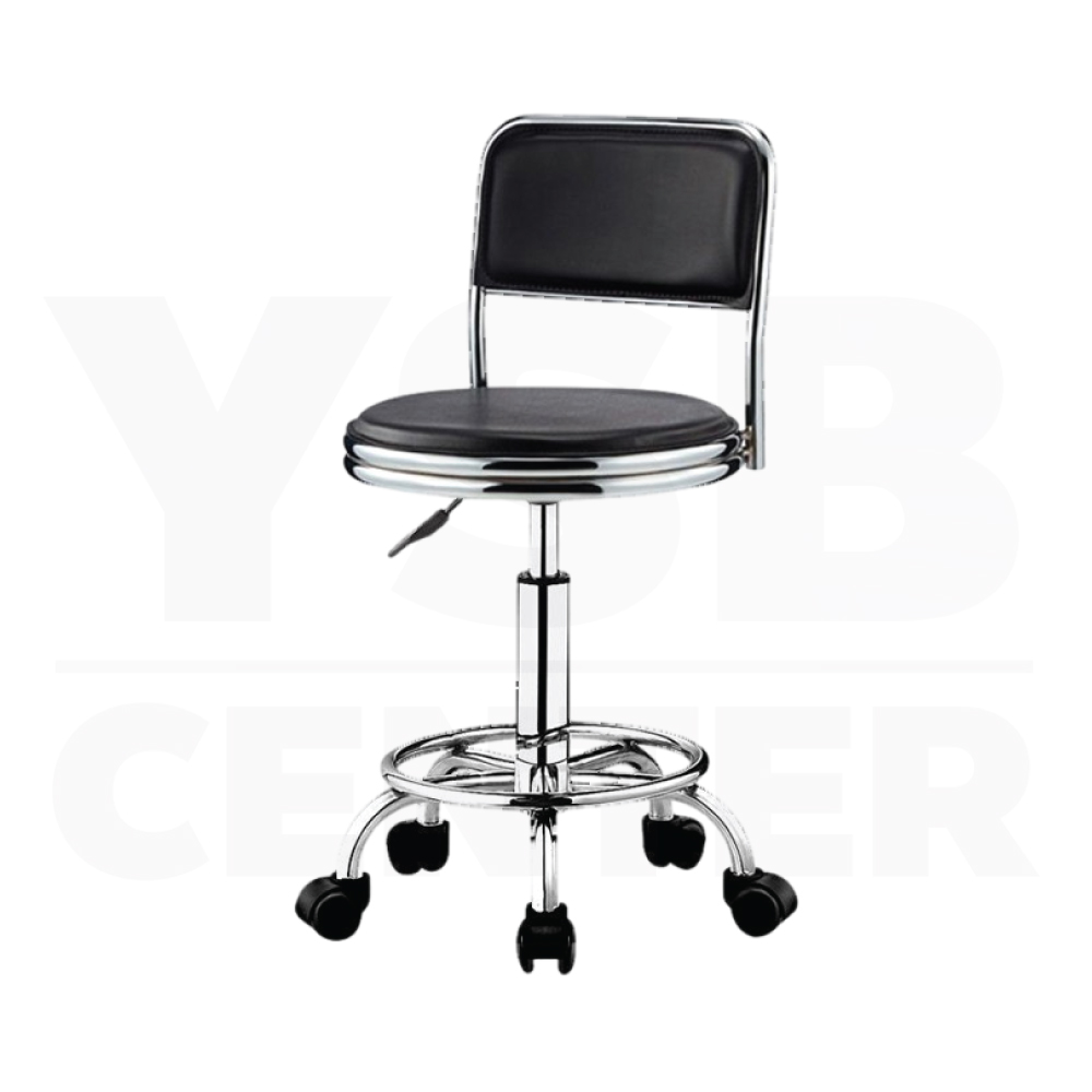 เก้าอี้ ร้านเสริมสวย สตูลบาร์ สำนักงาน หมุนได้ 360 องศา ปรับขึ้นลงได้ มีล้อ YL0514 - YL0516