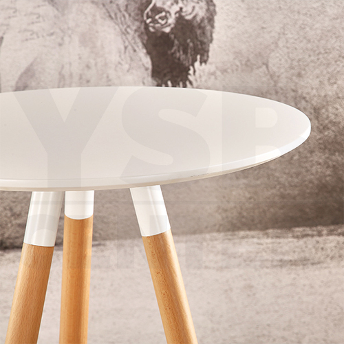 โต๊ะ โต๊ะกลม โต๊ะบาร์ โต๊ะกลมบาร์ โต๊ะอาหาร โต๊ะสามขา โต๊ะอเนกประสงค์ เฟอร์นิเจอร์แต่งบ้าน สีขาว รุ่น F1C016-C-238-W