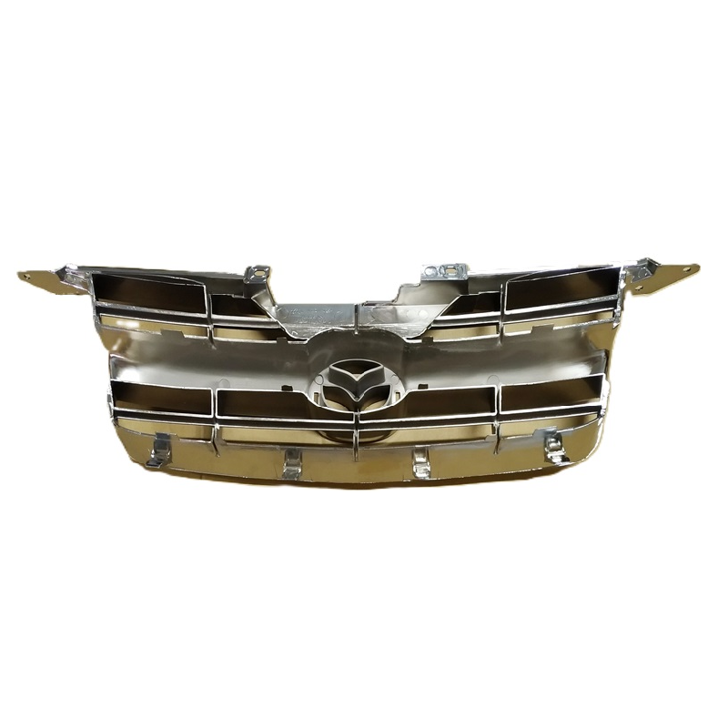 หน้ากระจัง MAZDA BT50(บีที50) โฉมแรก คาดโครเมียม ไม่มีโลโก้ ปี2006-2008 (รหัส:BT50'06 ชุบ)