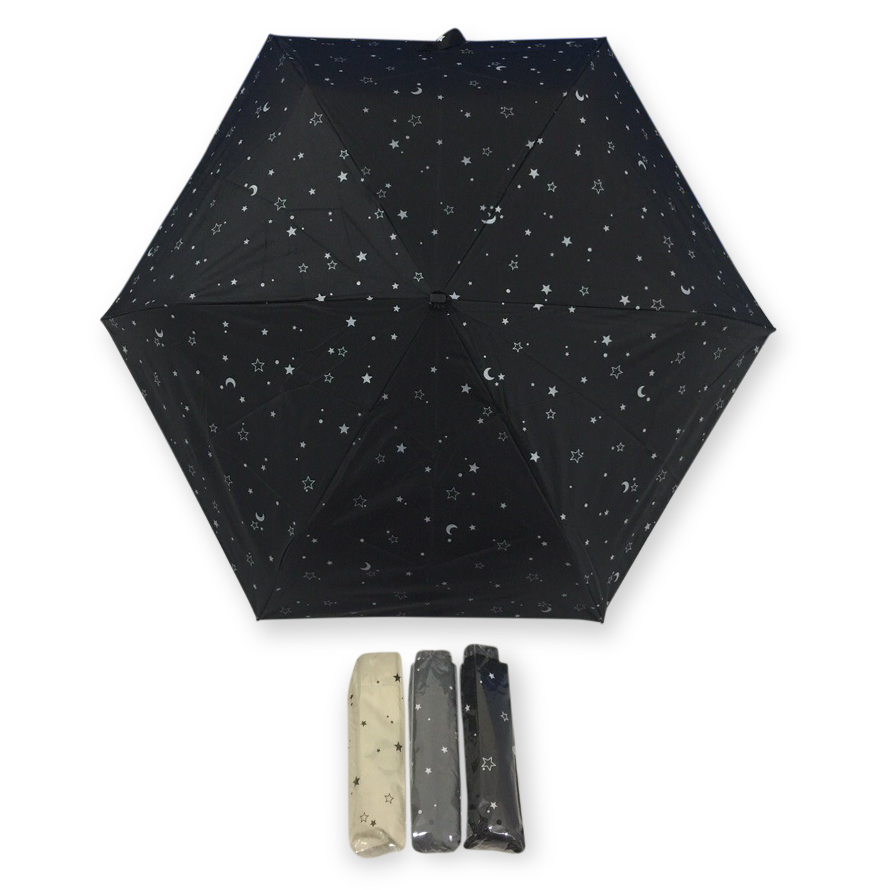 ร่มGBU3ตอนแบนเบารหัสGM341ยูวีดำ