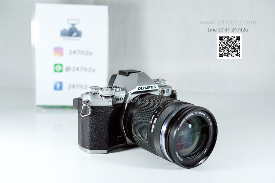 กล้อง Olympus OM-D E-M5 mark 2 พร้อมเลนส์ 14-150mm f4-5.6 II สี Silver