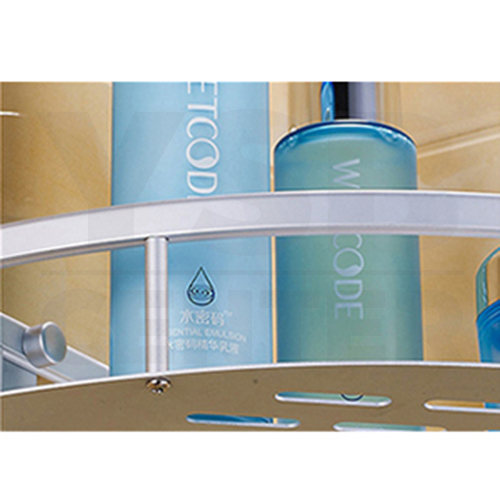 ชั้นวางของอเนกประสงค์ในห้องน้ำ 3 ชั้น แบบเข้ามุม ติดผนัง อลูมิเนียม รุ่น C1L066-ALM-8115