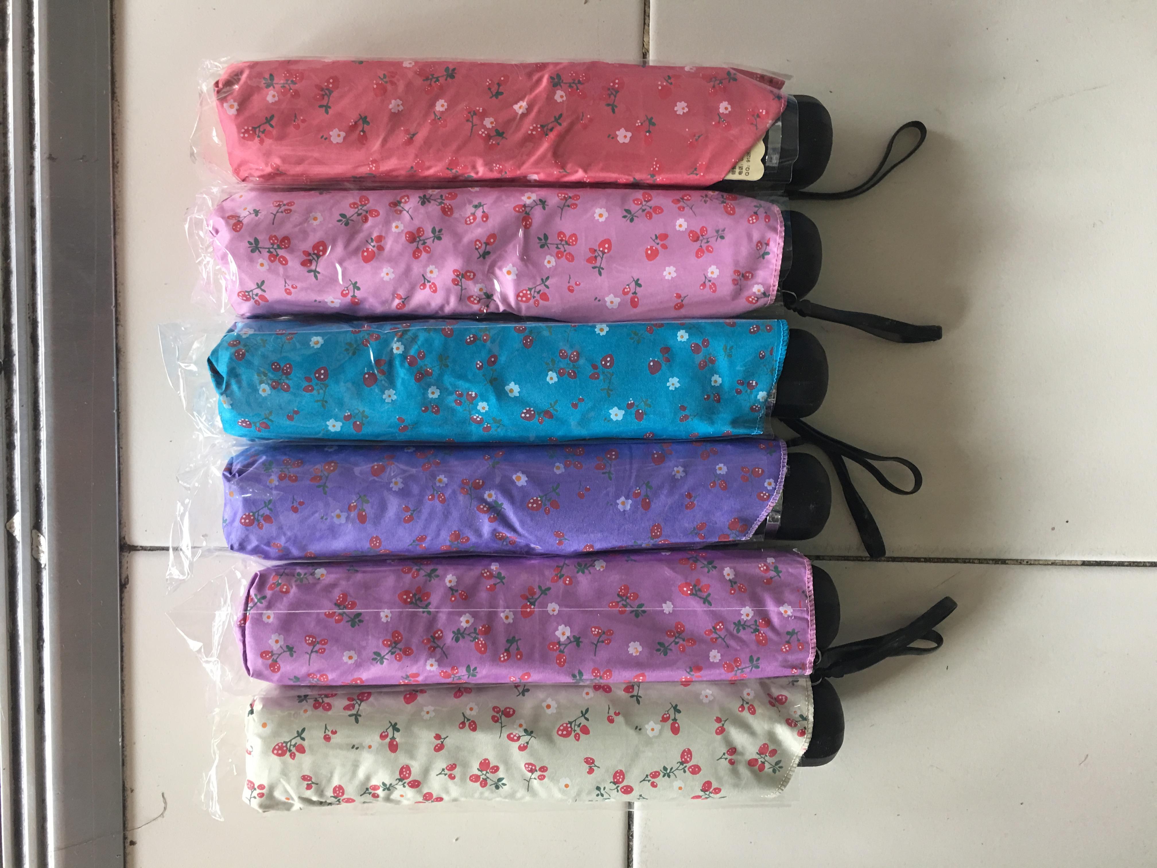 ร่มโค้งแฟชั่นยูวีดำ รหัส3417