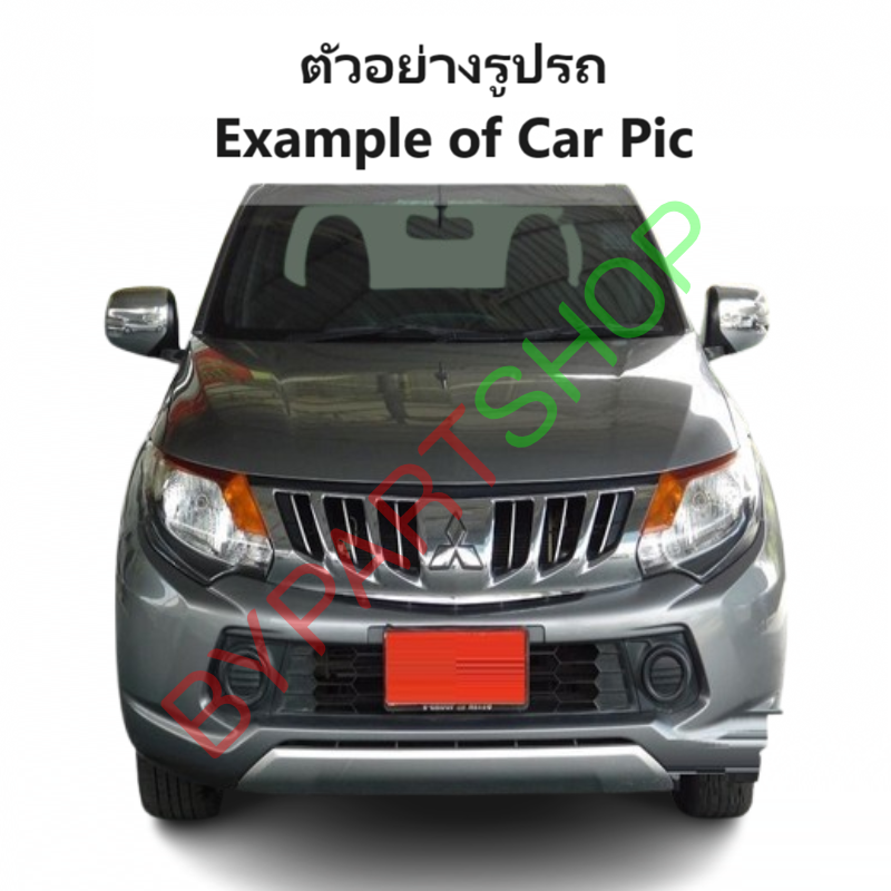 ฝาท้าย MITSUBISHI NEW TRITON(นิว ไทรทัน) รุ่นแคป/4ประตู เปิดกลาง มีรูไฟเบรค เหล็กดำ(หนาเทียบแท้ ไม่ทำสี) ปี2015-2020