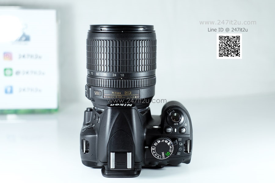 กล้อง Nikon D3100 พร้อมเลนส์ 18-105mm f3.5-5.6G ED VR