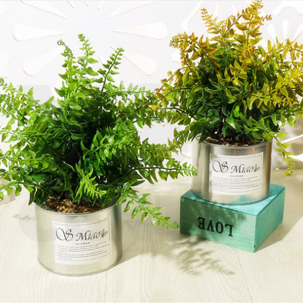 ต้นไม้ปลอม ต้นไม้แต่งบ้าน ดอกไม้พลาสติก ดอกไม้ประดิษฐ์ (เซ็ต 2 ชิ้น) รุ่น B1S032-2JH417