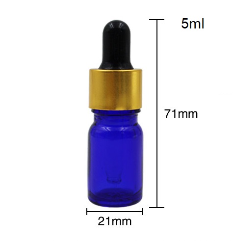 5ml ขวดแก้วใส ดรอปเปอร์
