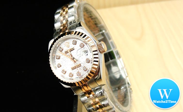 นาฬิกา Rolex Lady Datejust Jubilee 26 mm.& Men Size 36 mm. Steel Rose Gold 2K