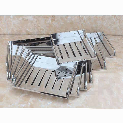 ชั้นวางของสแตนเลสในห้องน้ำ 1 ชั้น ชั้นวางของสแตนเลสในห้องน้ำ ชั้นสแตนเลส 201