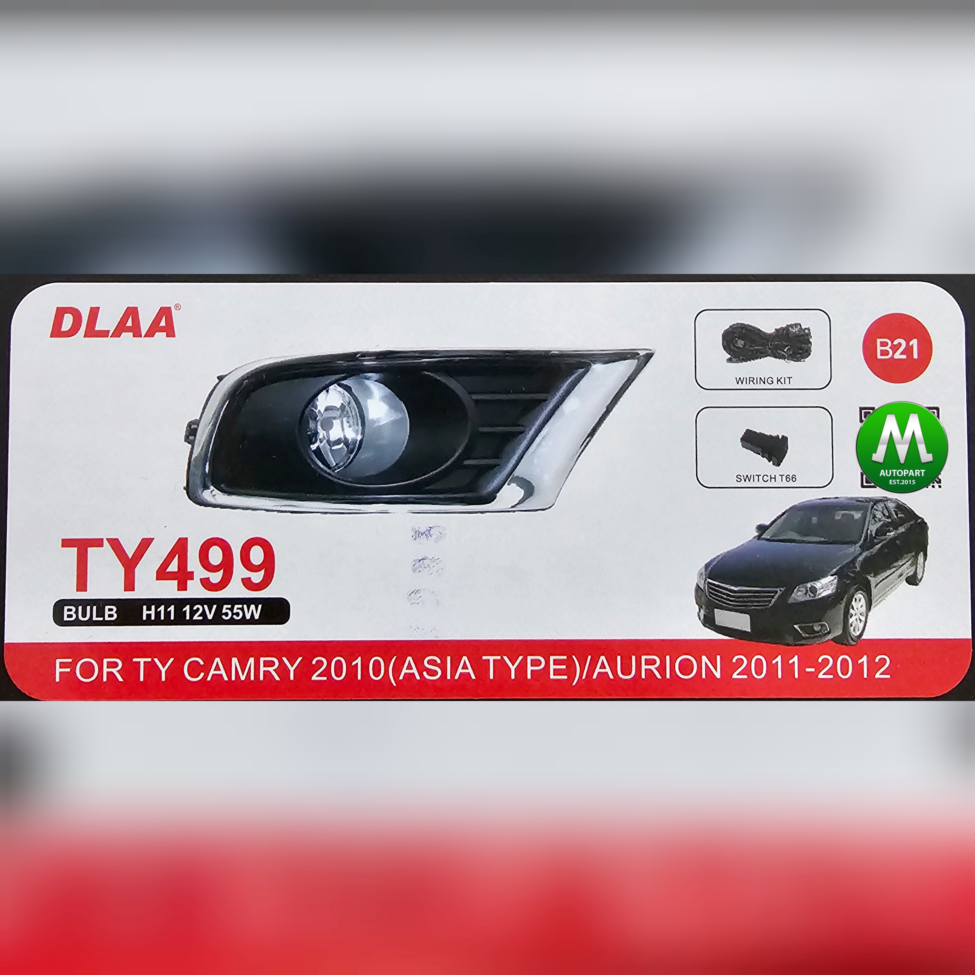 ไฟตัดหมอก ไฟสปอร์ตไลท์ TOYOTA CAMRY 2009 2010 2011 / โตโยต้า แคมรี่ (รับประกันสินค้า 3 เดือน)