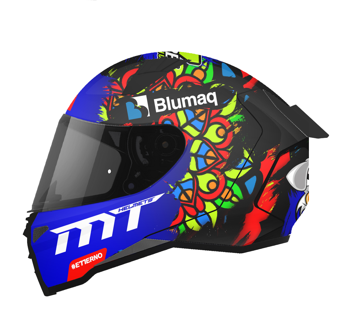 MT REVENGE 2 MOTO 3 GLOSS BLACK