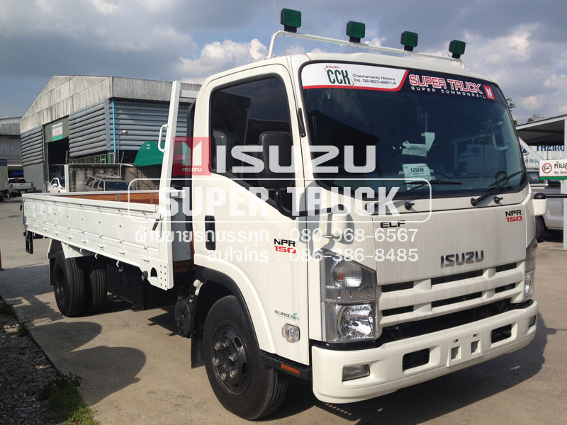 ISUZU NPR แบบกระบะ (ช่วงต่อยาว 4.9เมตร)