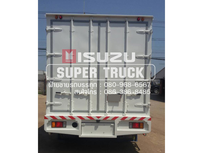 ISUZU NQR แบบตู้อลูมิเนียม (ช่วงต่อยาว 5.6เมตร)