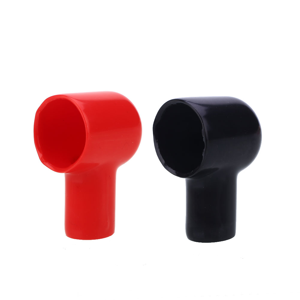 ยางหุ้มขั้วแบต รถกอล์ฟ ไดร์ชาร์จ ขั้วตัดต่อกระแสไฟ แดง-ดำ คู่ละ