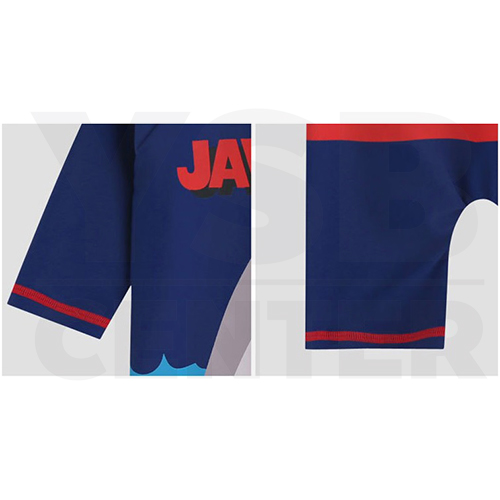 Bodysuit ชุดว่ายน้ำสำหรับเด็ก ชุดว่ายน้ำลายการ์ตูน ชุดว่ายน้ำปลาฉลาม