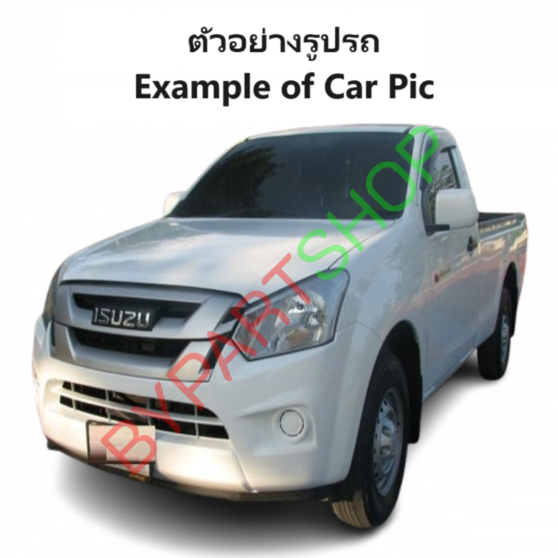 หน้ากระจัง ISUZU D-MAX BLUE POWER(บลูพาวเวอร์) สีดำ(งานไม่ทำสี) ไม่มีโลโก้ โฉมปี2016-2017 (รหัส:DMAX'16 คิ้วดำ)