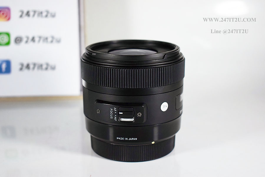 เลนส์ Sigma 30mm f1.4 DC ART สีดำ (Canon)