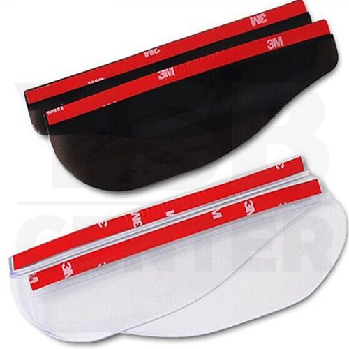 คิวกันฝนติดกระจกมองข้างรถยนต์ คิวกันแสงสะท้อนติดรถยนต์ ขนาด 18X5.5 cm