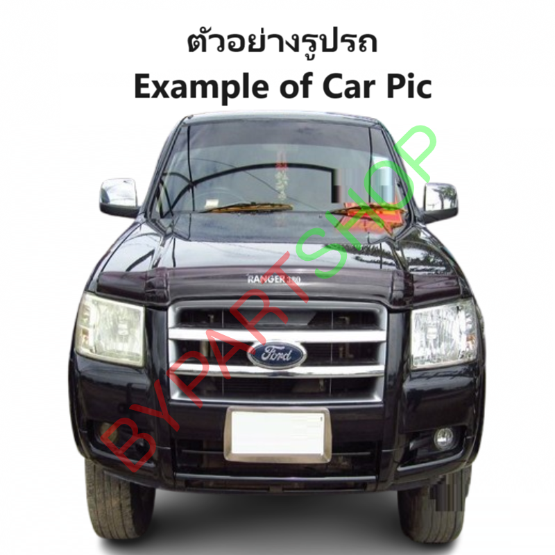 หน้ากระจัง FORD RANGER(เรนเจอร์ ดูราทอร์ค) สีชุบโครเมียม+ดำ ไม่มีโลโก้ ปี2006-2008 (รหัส:DURATORQ'06 ชุบ)
