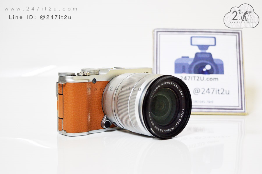 กล้อง Fujifilm X-A2+เลนส์ 16-50 mm f3.5-5.6 OIS II สีส้ม