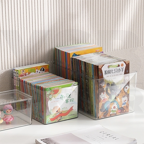 กล่องใส่ของ กล่องเก็บของ กล่องพลาสติก พร้อมฝาปิด (แพค2)