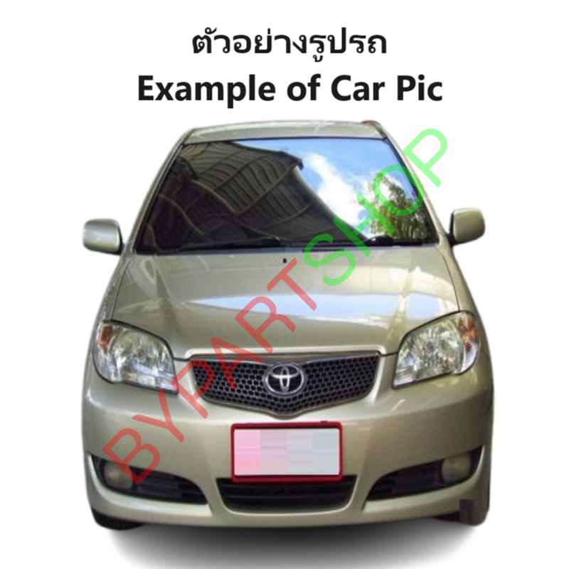 หม้อน้ำ TOYOTA VIOS(วีออส) โฉมแรก รุ่นไม่มีปาก(ไม่มีฝา) ปี2003-2006 เกียรออโต้ (กระปุกก็ใส่ได้) (O.E.M ประกัน 6เดือน)