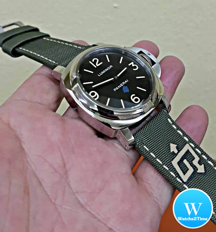 นาฬิกา Panerai รุ่น Luminor Marina สีเงิน หน้าปัดสีดำ 44 mm. รุ่นคลาสสิค