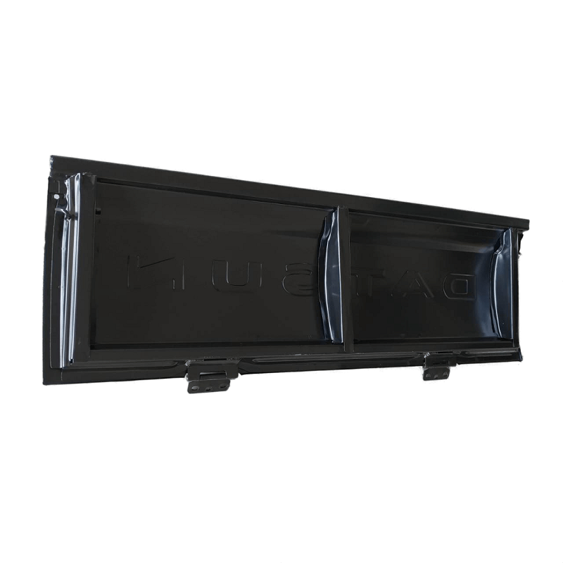 ฝาท้าย DATSUN(ดัทสัน) 620 ช้างเหยียบ โฉมไฟนอน เหล็กดำ(หนาเทียบแท้ ไม่ทำสี) ปี1972-1979