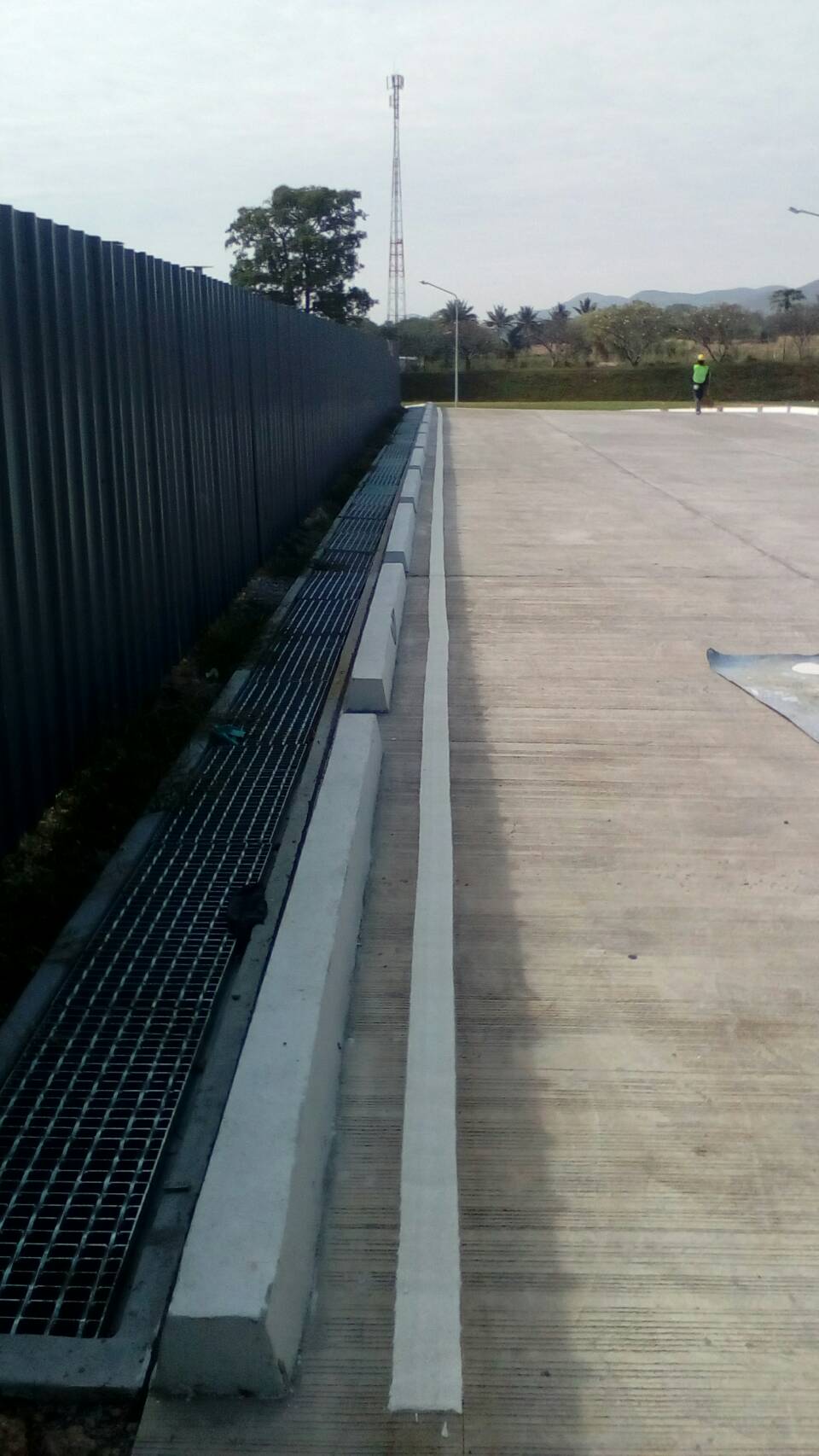 ตีเส้นจราจรสมุทรสาคร กาญจนบุรี ราชบุรี นครปฐม เส้นจราจรภายในโรงงาน