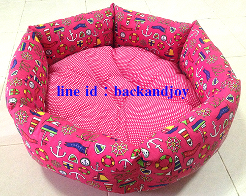 ที่นอนสุนัข ที่นอนแมว ที่นอนหมา นุ่มๆทรงคัพเค้ก ลาย sbd-L5