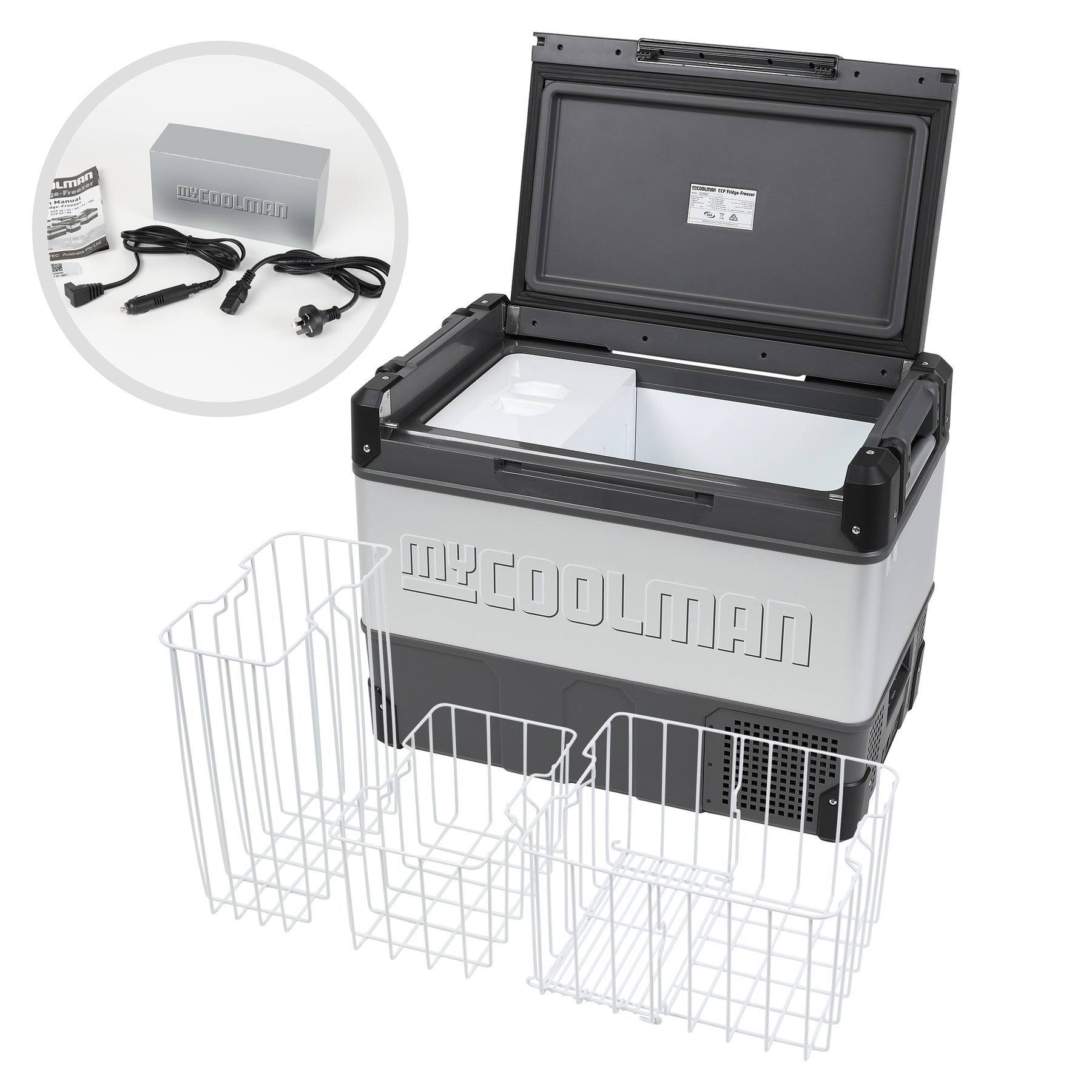 myCOOLMAN CCP69DZ The Traveller, 69 L - Dual Zone (ตู้เย็นแช่แข็งพกพา)