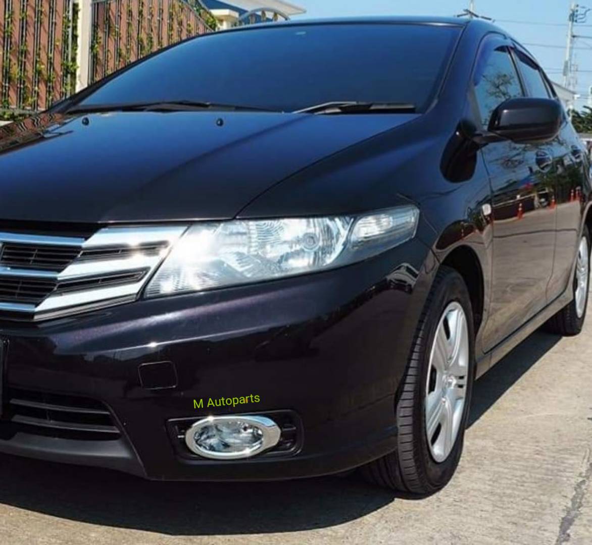 ไฟตัดหมอก ไฟสปอร์ตไลท์ HONDA CITY 2012 2013 ฝาครอบดำวงแหวนชุบ / ฮอนด้า ซิตี้ (รับประกันสินค้า 3 เดือน)