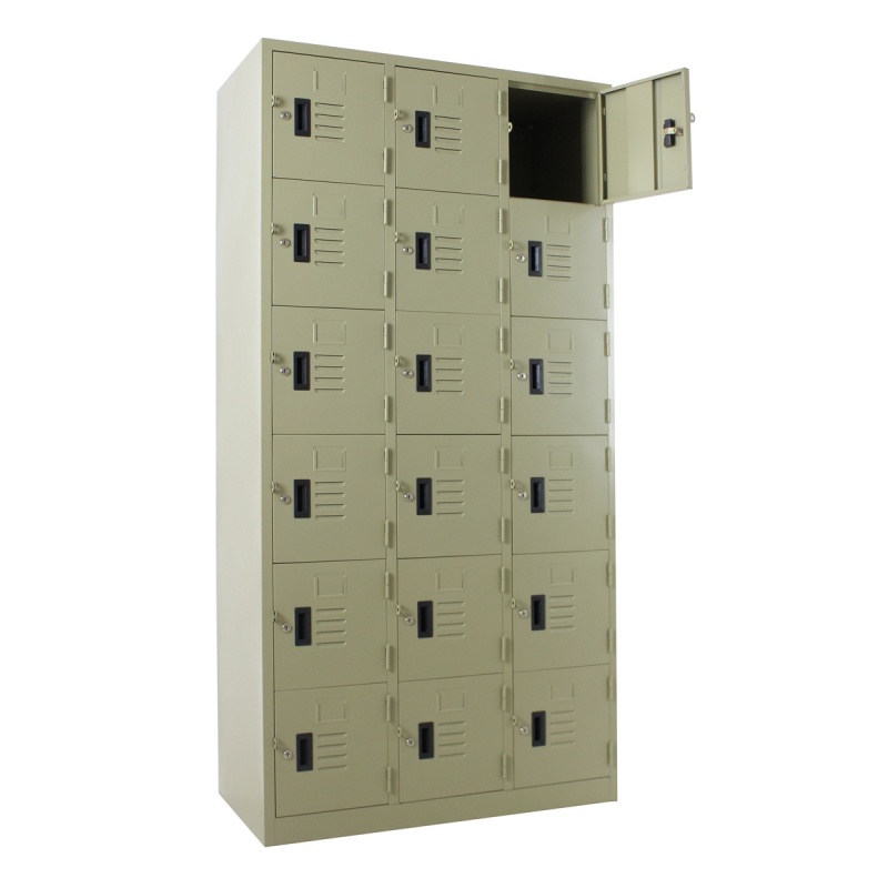 ตู้ล็อคเกอร์ 18 ช่อง รุ่น MET-6118B