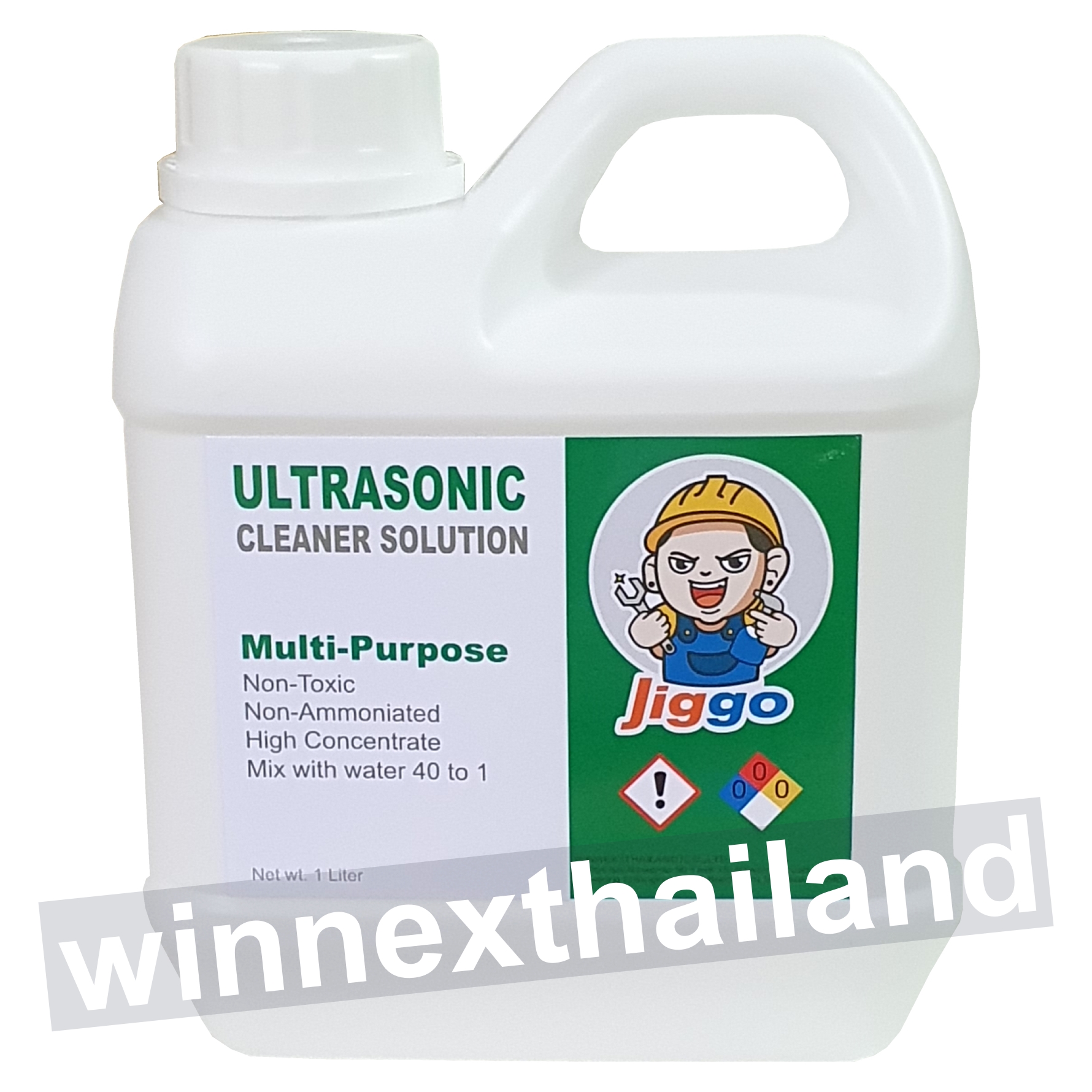 Jiggo Ultrasonic Cleaner Solution (1 Liter) น้ำยาล้างอัลตร้าโซนิค หรือ น้ำยาตี๊ด (1 ลิตร) ล้างทำความสะอาด งานจิวเวอรี่ เครื่องประดับ เงิน ทอง นาก ทองเหลือง