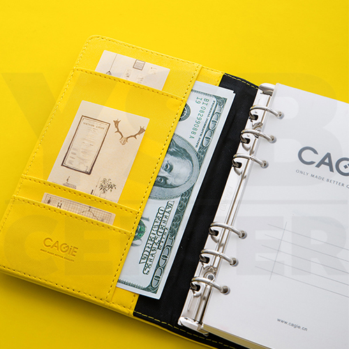 สมุดโน๊ต สมุดบันทึก ไดอารี่ สมุดเขียน A6 มีเส้น ปกหนัง PU พร้อมปากกา มีที่ล๊อครหัส รุ่น J2M007-A6H0632-Y