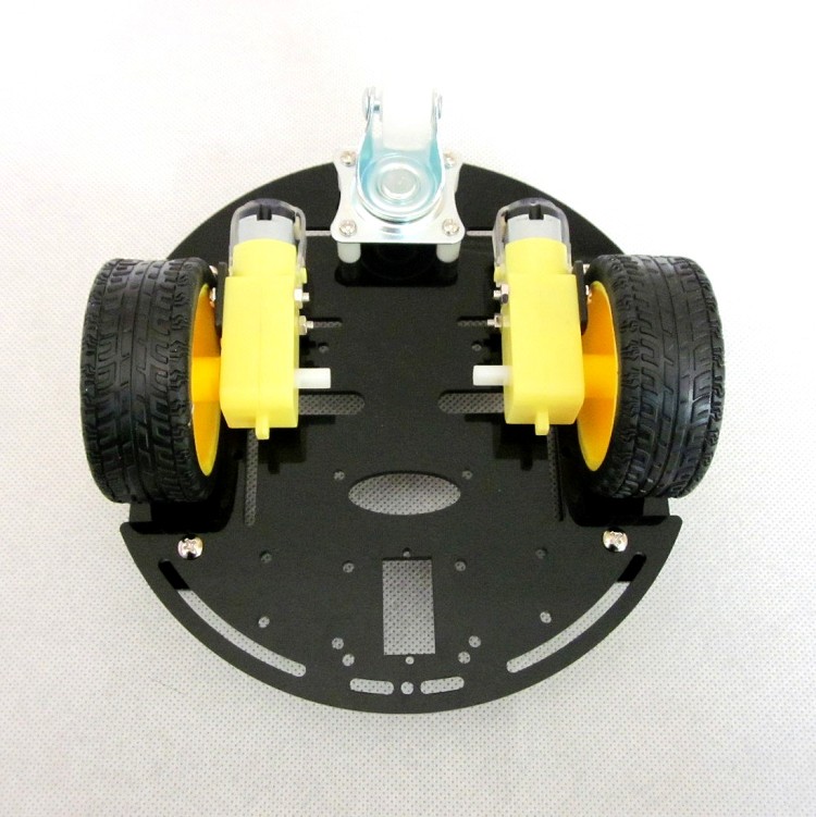 ชุดคิท ประกอบหุ่นยนต์ 2WD smart car robot kit (สีดำ)
